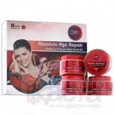 OkaeYa.com Absolute Age Repair Blueberry & Grape Wine Facial Kit